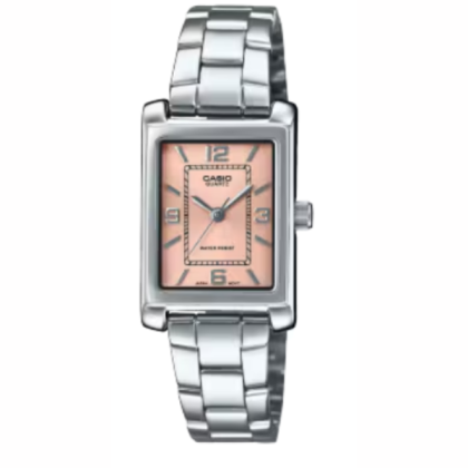 Casio General LTP-1234DD-4A Stainless Steel Band Analog Women Watch